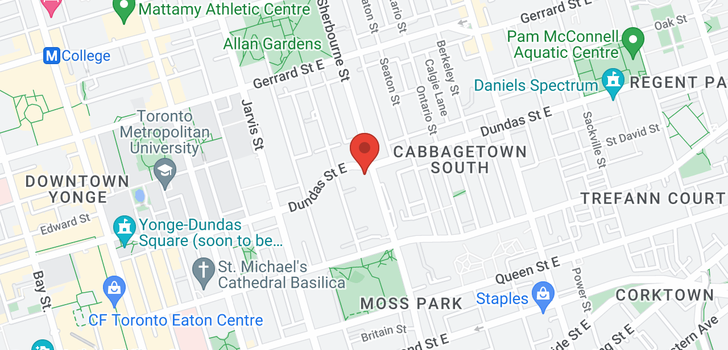 map of #5 -236 SHERBOURNE ST
